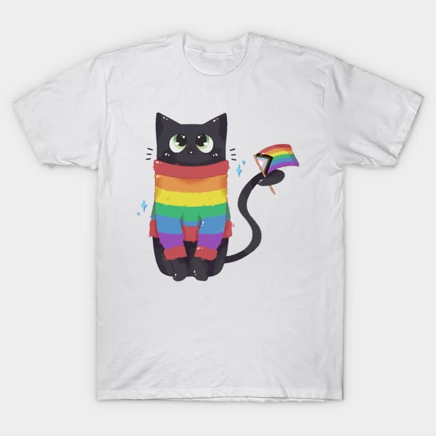 Pride Cat T-Shirt by alexanderkansas